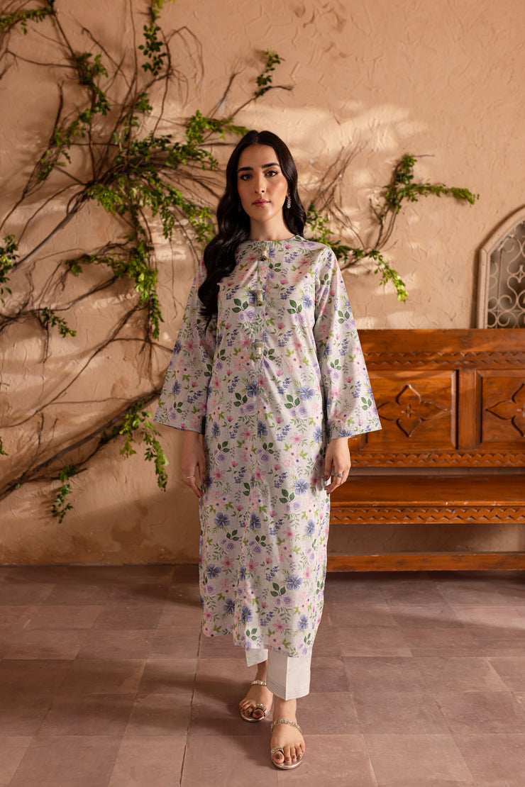 Aalyna 2Pc - Printed Lawn Dress - BATIK