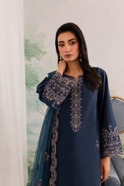 Apollo 3Pc - Embroidered Lawn Dress - BATIK