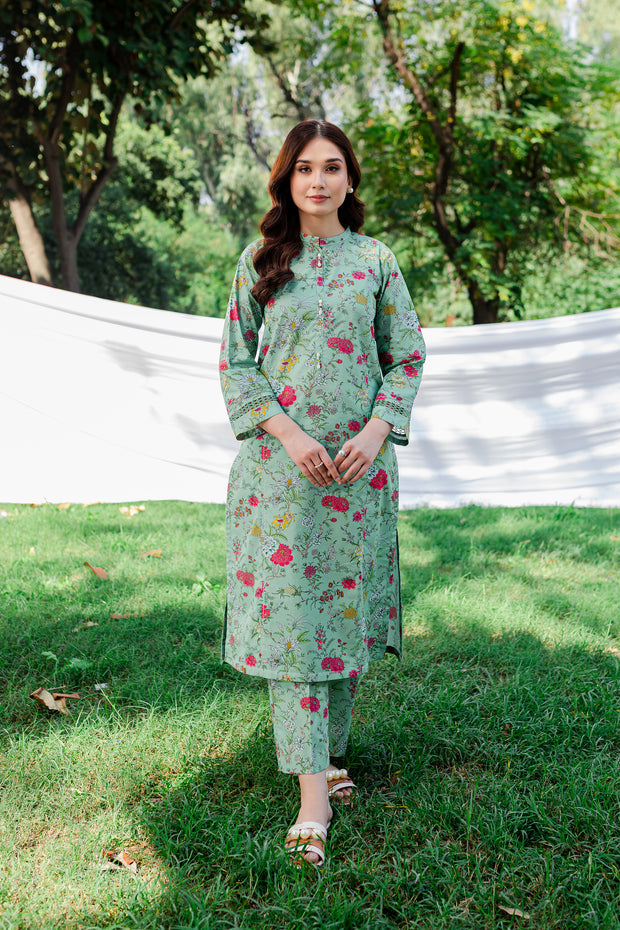 Noyad 2Pc - Printed Cambric Dress - BATIK