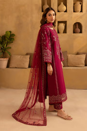 Balin 3Pc - Embroidered Khaddar Dress