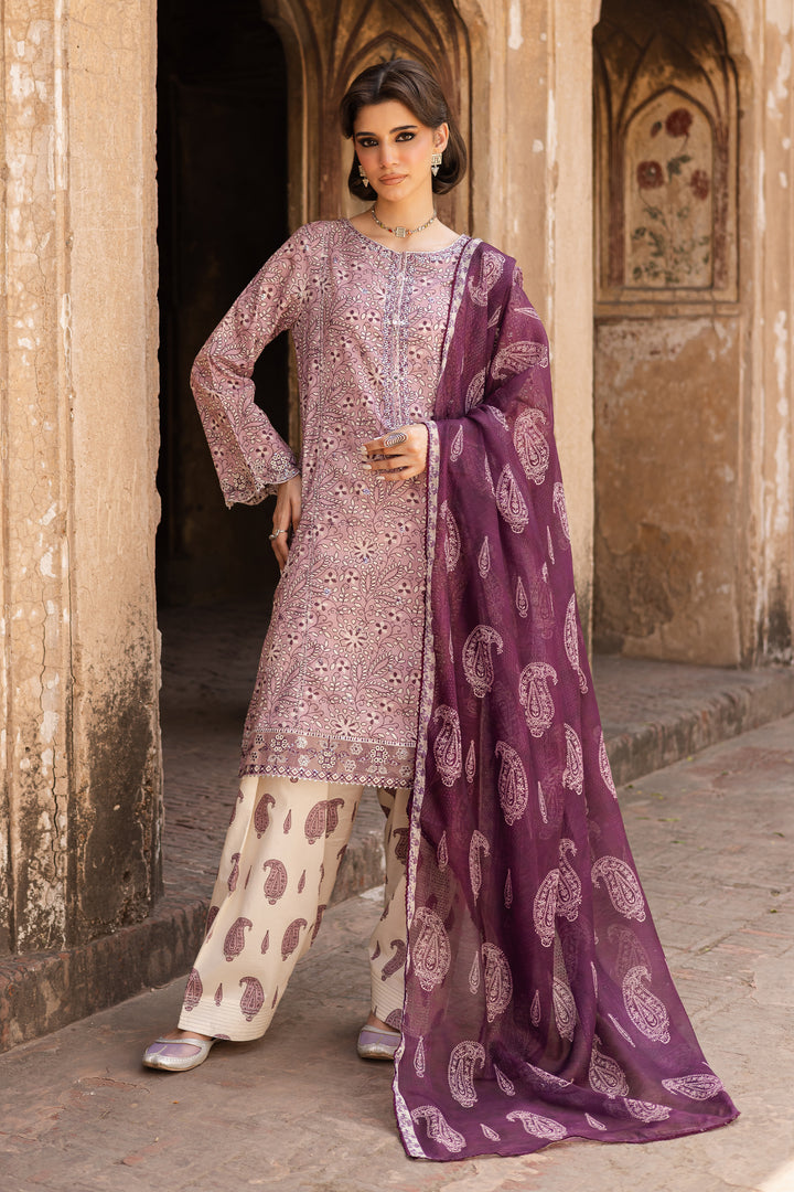 Riya 3Pc- Printed Lawn Dress