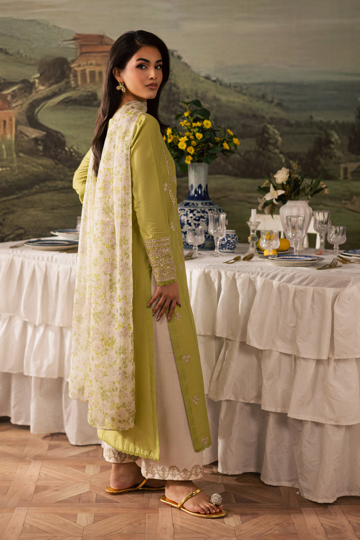 Malbus 3Pc - Embroidered Lawn Pret