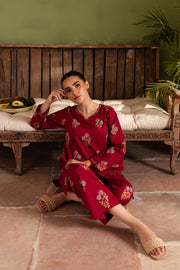 Reeba 2Pc - Embroidered Lawn Dress - BATIK