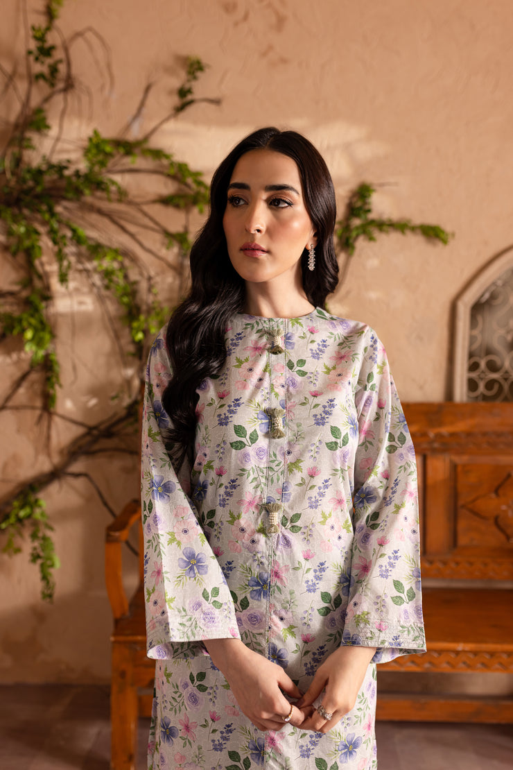 Aalyna 2Pc - Printed Lawn Dress - BATIK