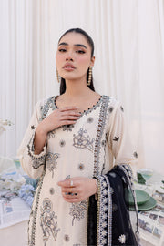 Kinara 3Pc - Embroidered Lawn Dress - BATIK