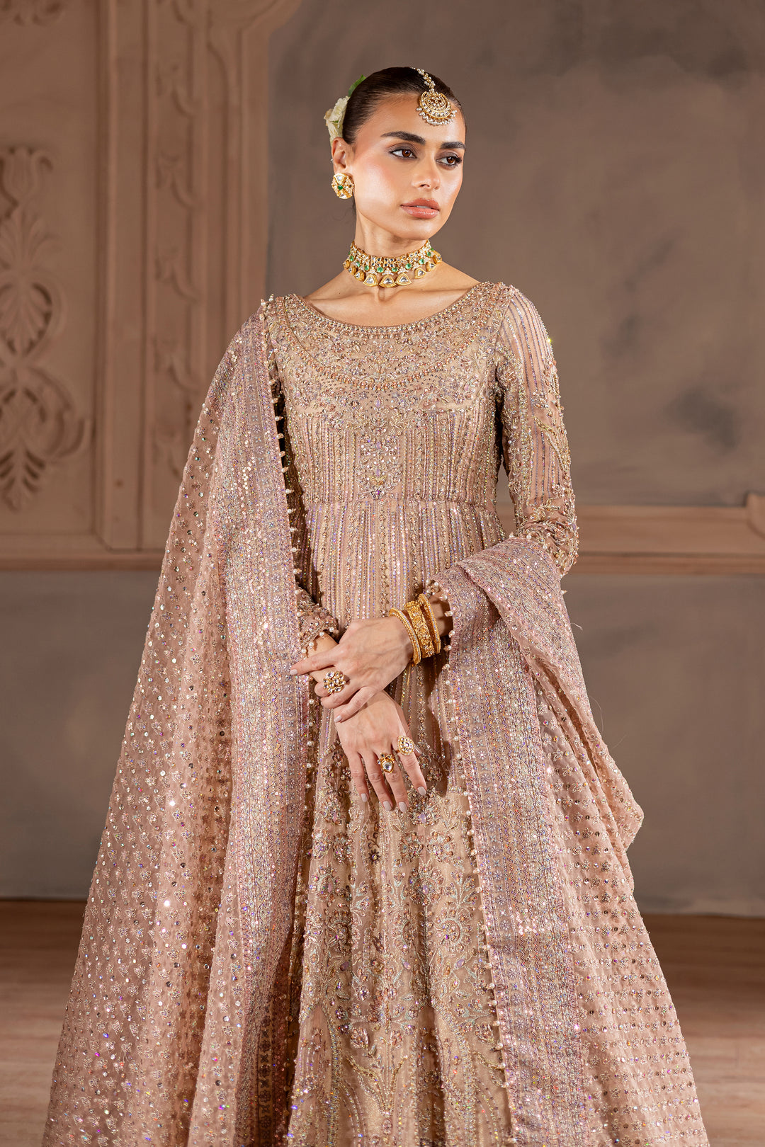 Jasmine Blush 4Pc - Bridal Dress