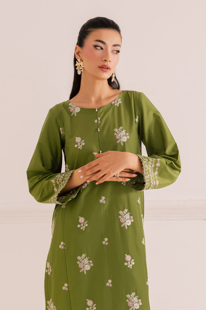 Wild Flower 2Pc - Embroidered Casual Pret
