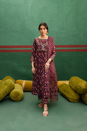 Adira 3Pc - Printed Lawn Dress - BATIK