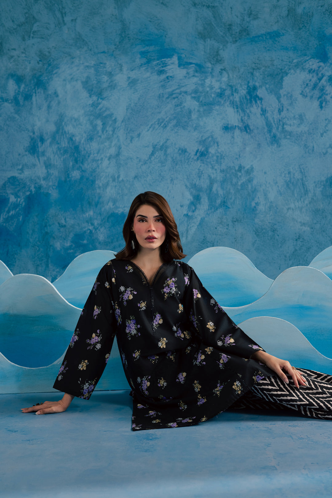 Sammar 2Pc - Printed Lawn Dress