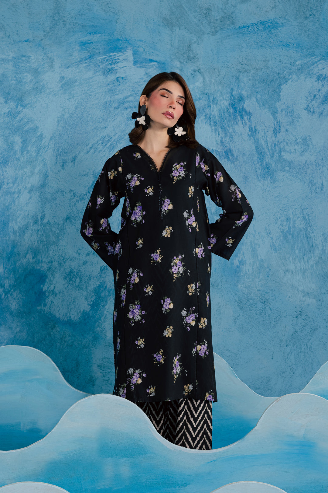 Sammar 2Pc - Printed Lawn Dress