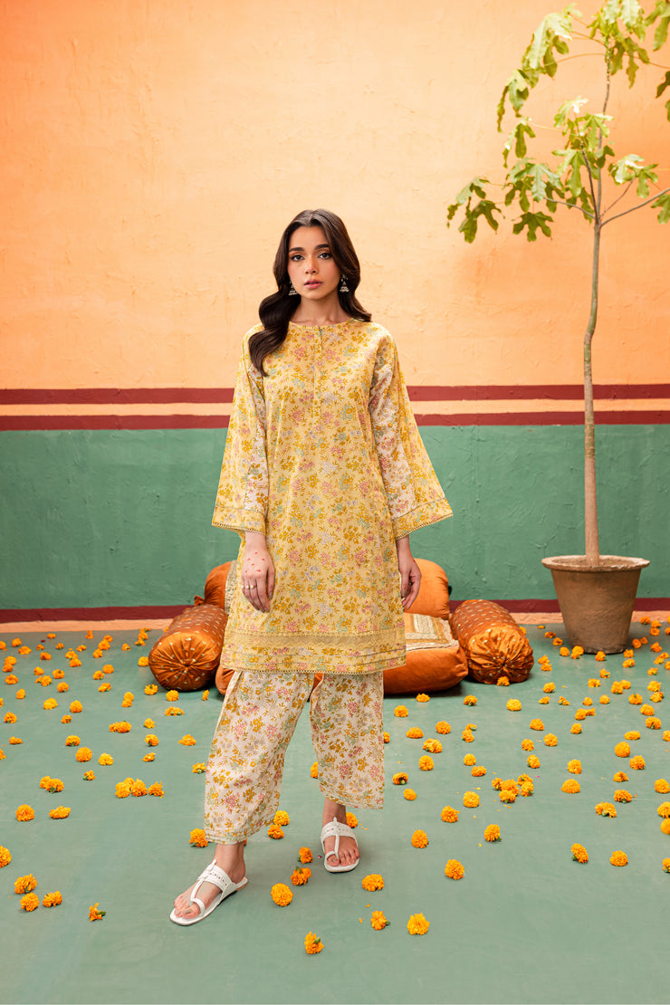 Tara 2Pc - Printed Lawn Dress - BATIK