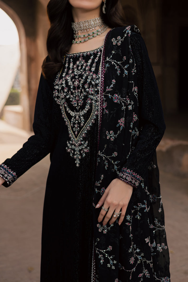 Melissa 3Pc - Velvet Formal Dress