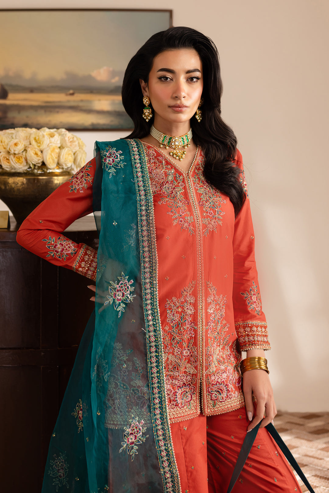 Dalisay 3pc - Embroidered Luxe Pret