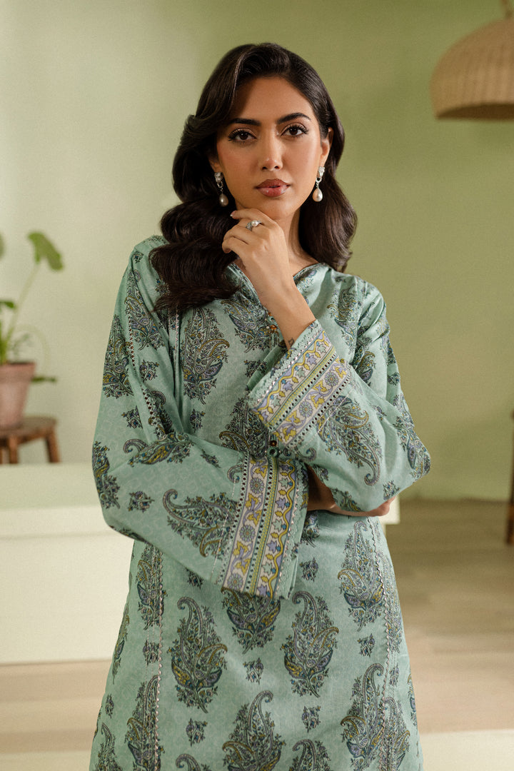 Fris 2Pc - Printed Khaddar Dress - BATIK