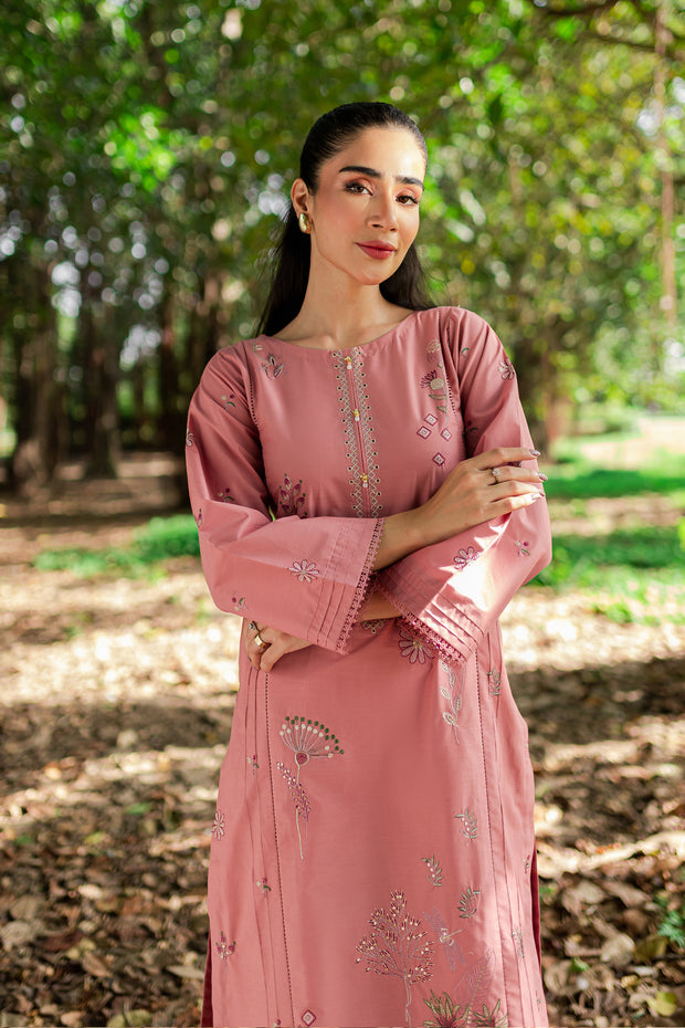 Quartz 2Pc -  Embroidered Cambric Dress - BATIK