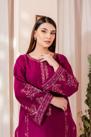 Joy 2Pc - Embroidered Khaddar Dress - BATIK