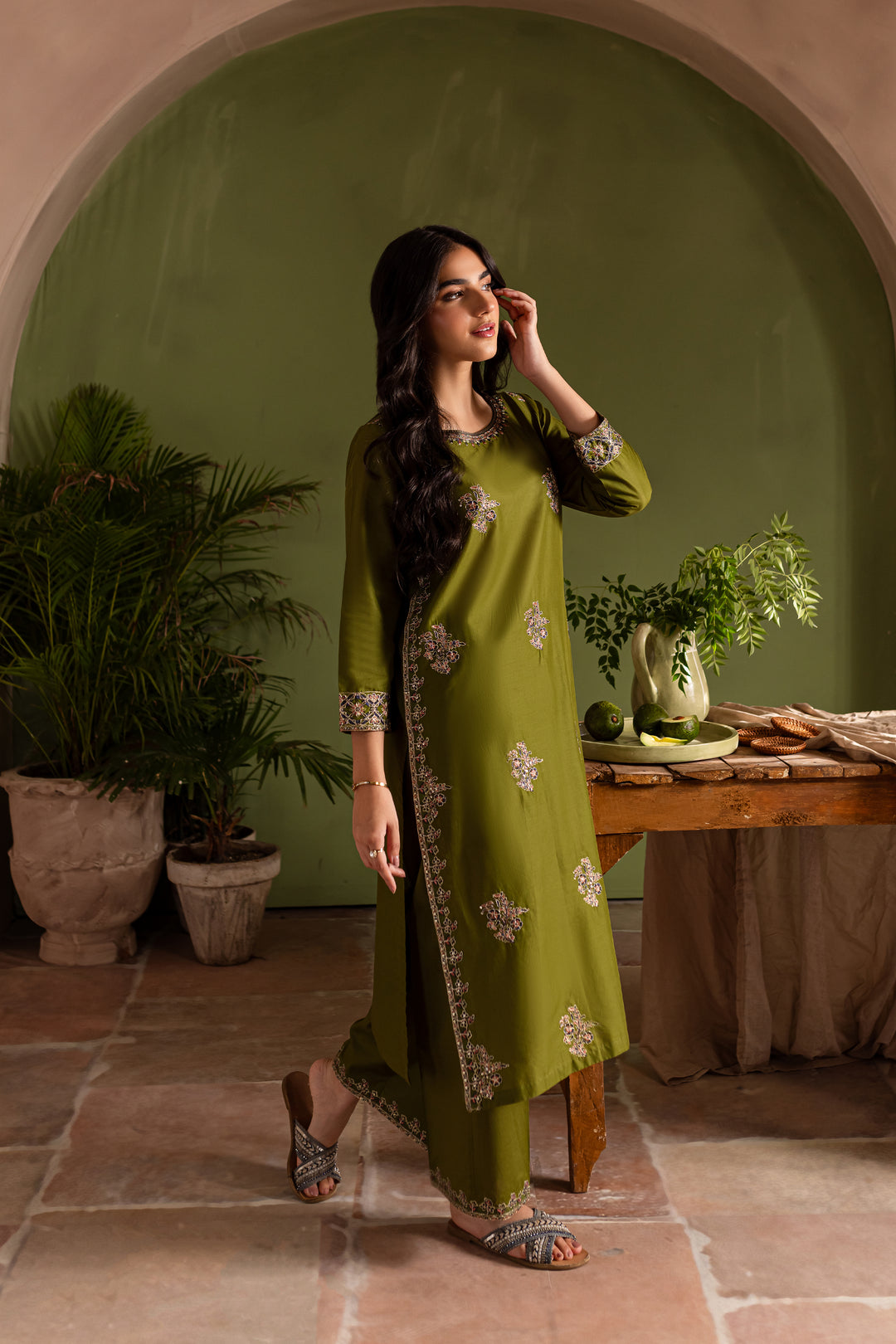 Panna 2Pc - Embroidered Lawn Dress - BATIK