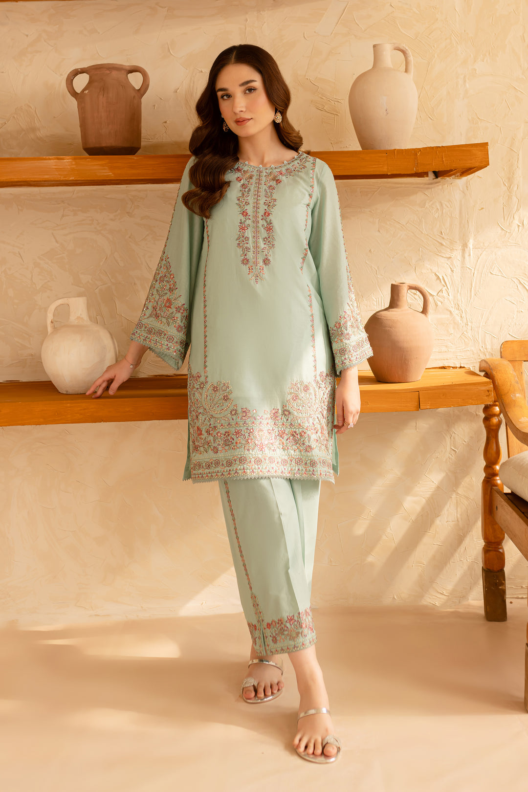 Deliya 2Pc - Embroidered Lawn Dress