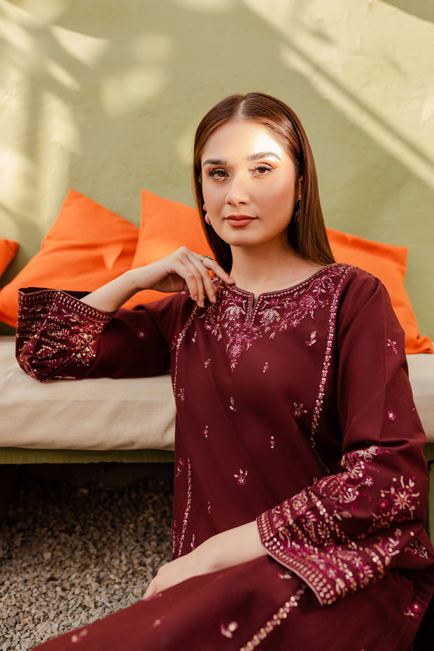 Starlet 2Pc - Embroidered Khaddar Dress - BATIK