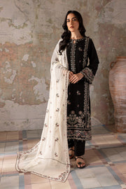 Black List 3Pc - Embroidered Khaddar Dress