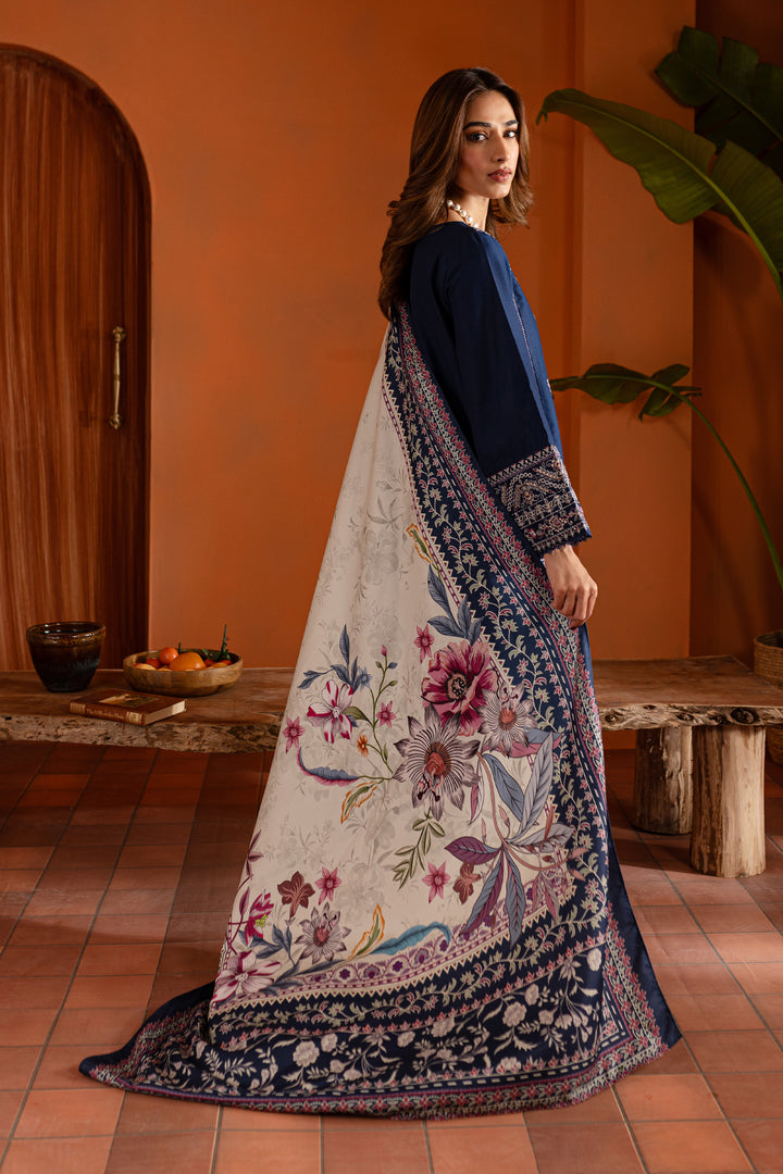 Sahil 3Pc- Embroidered Khaddar Dress - BATIK