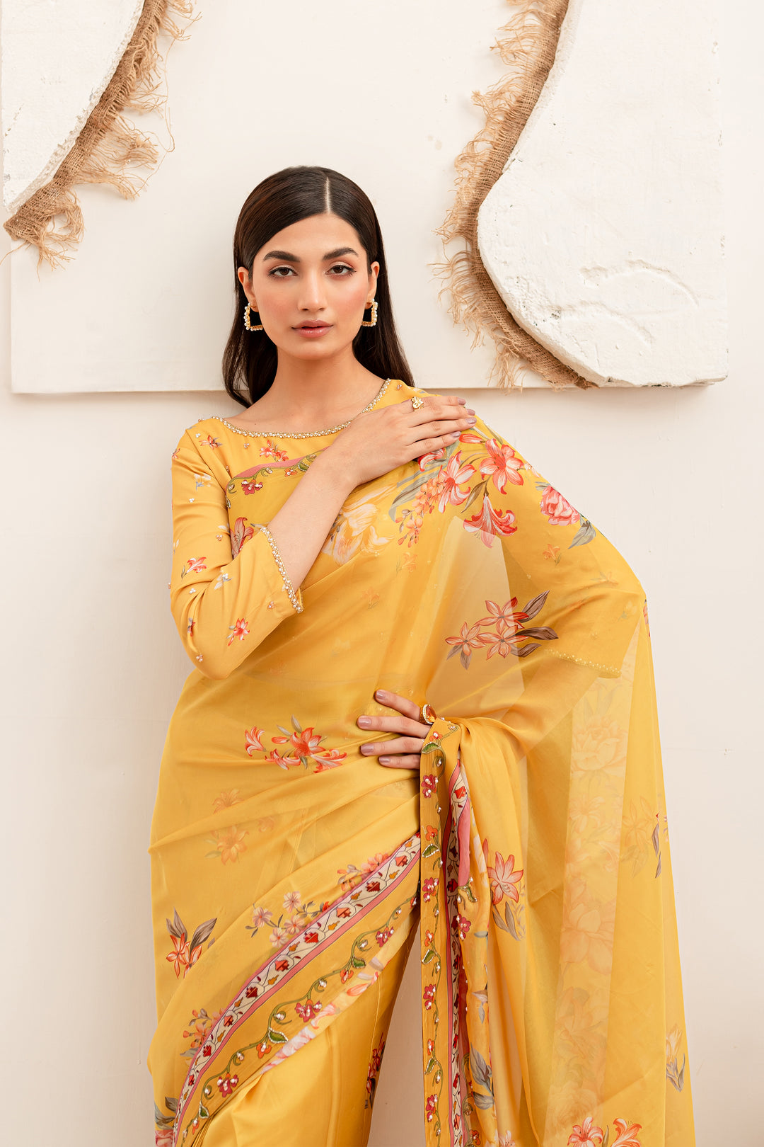 Credense 4Pc - Luxe PRET Saree - BATIK