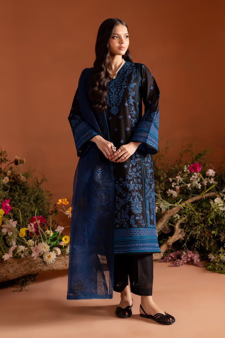 Shehrzad 3Pc - Embroidered Lawn Dress