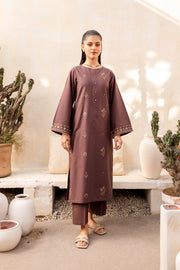 Peru 2Pc - Embroidered Khaddar Dress - BATIK