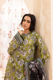 Huram 3Pc - Printed Lawn Dress - BATIK