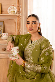 Aiyana 3Pc - Embroidered Lawn Dress - BATIK