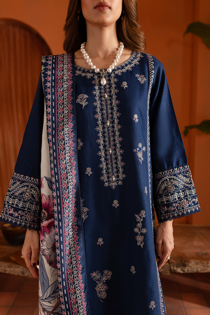 Sahil 3Pc- Embroidered Khaddar Dress - BATIK