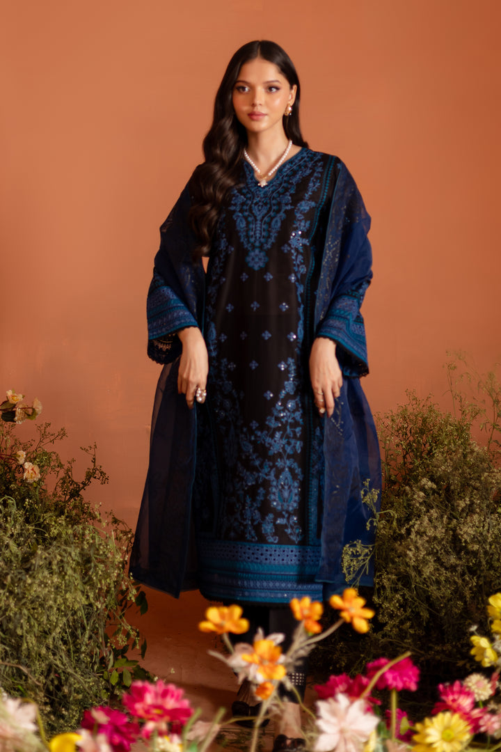 Shehrzad 3Pc - Embroidered Lawn Dress