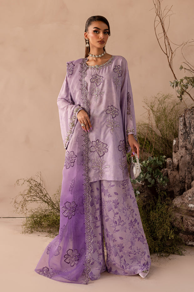 Saffora 3pc - Embroidered Luxe PRET