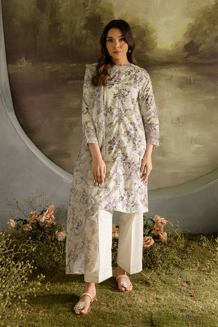 Seemal 3Pc - Printed Lawn Dress