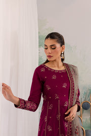 Peridot 3Pc - Embroidered Lawn Dress - BATIK