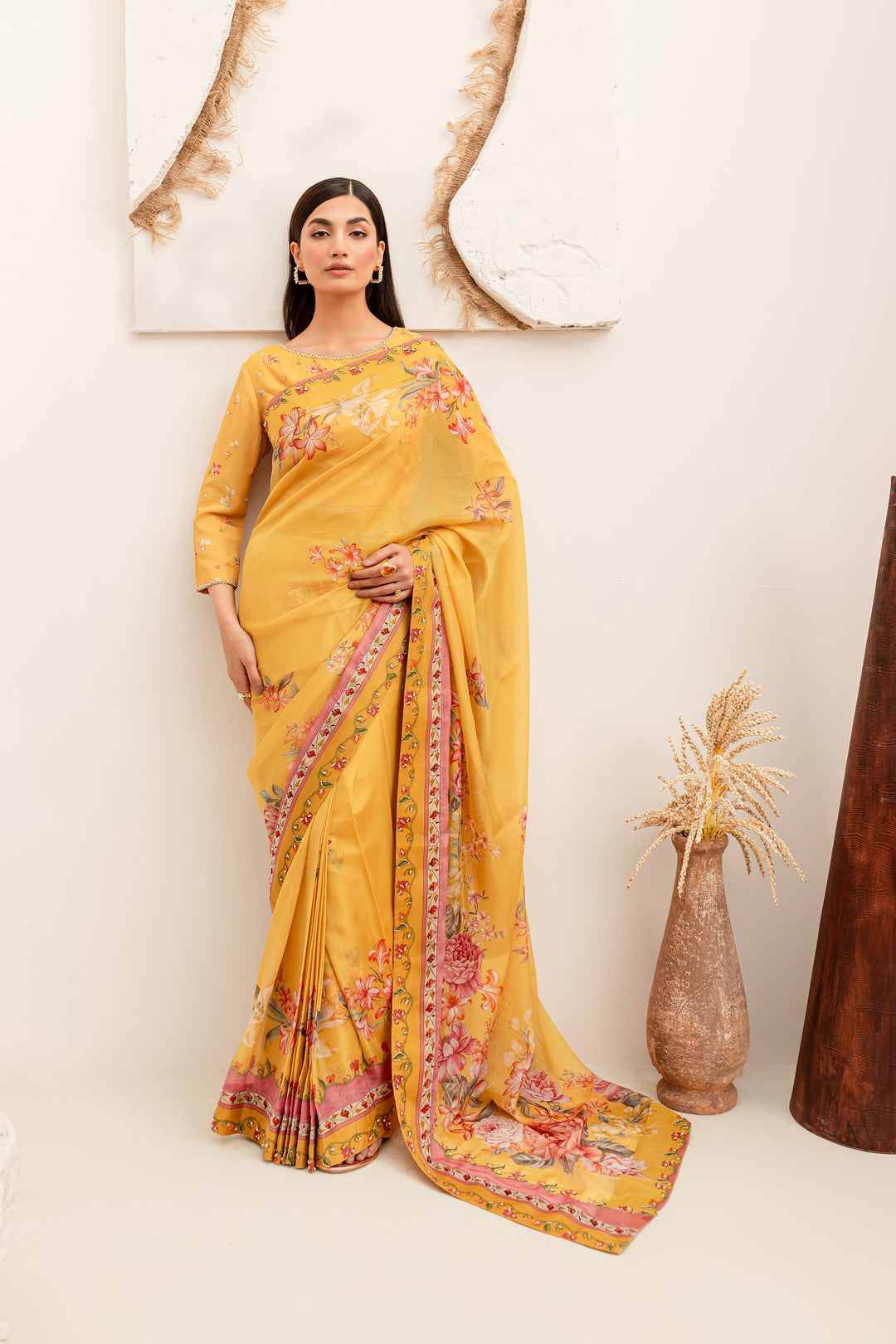 Credense 4Pc - Luxe PRET Saree - BATIK