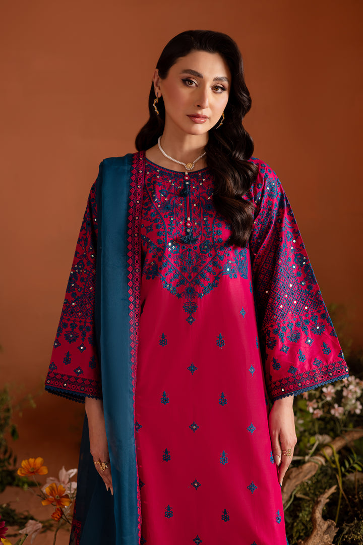 Granite 3Pc - Embroidered Lawn Dress