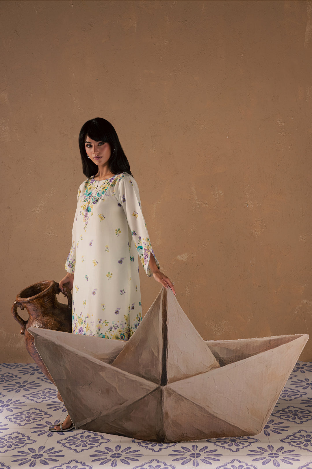 Conard 2Pc - Printed Lawn Dress