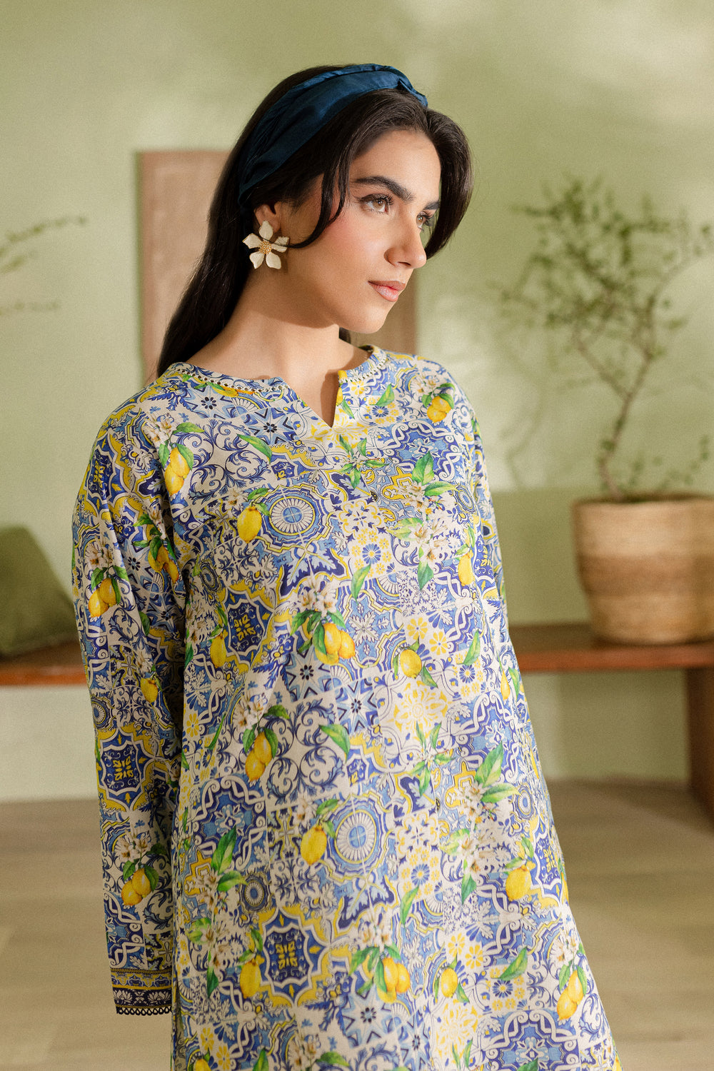 Bella 2Pc - Printed Khaddar Dress - BATIK