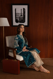 Coulson 2Pc - Embroidered Khaddar Dress