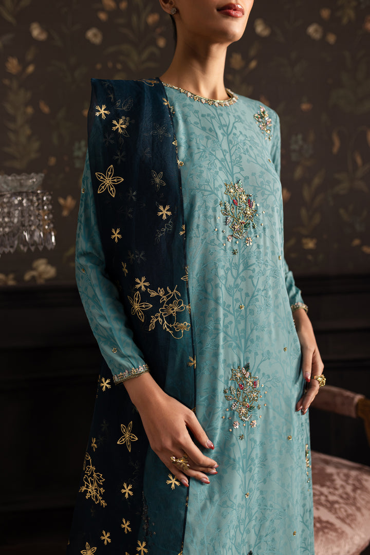 Abyaz 3Pc - Georgette Formal Dress - BATIK