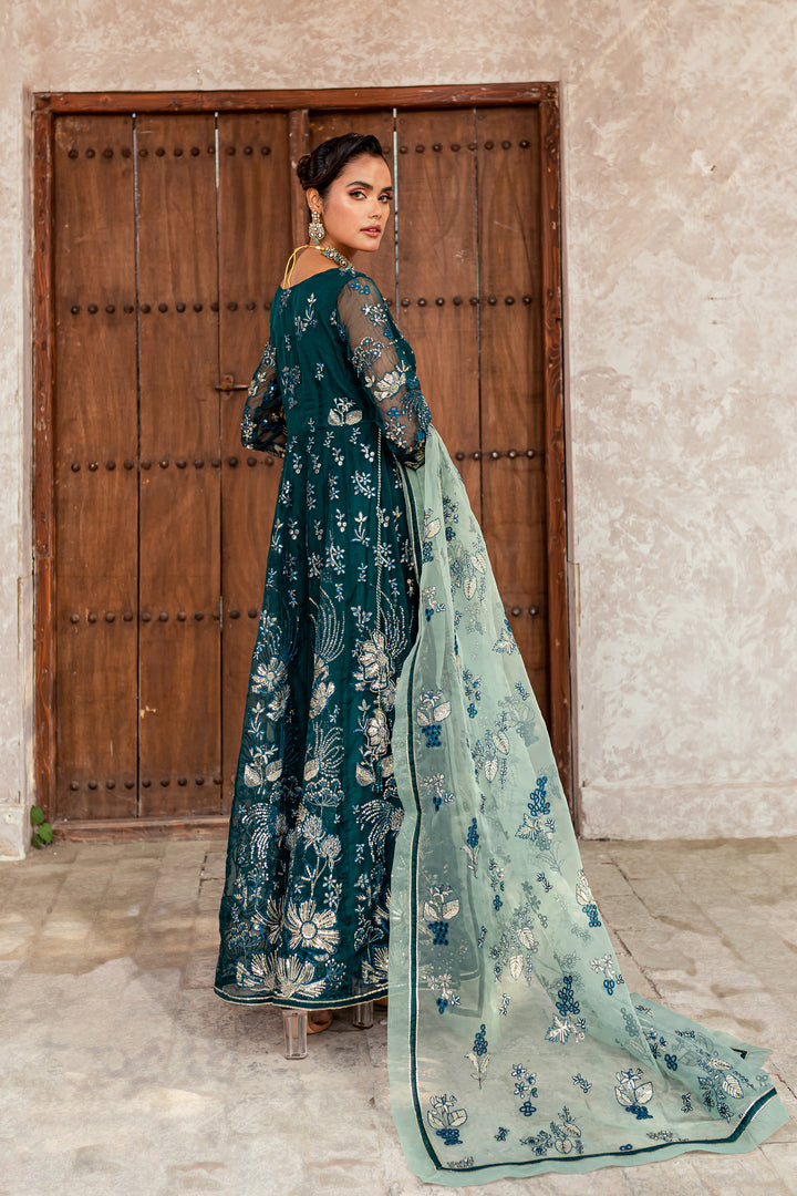 Teal 3Pc - Formal Dress - BATIK