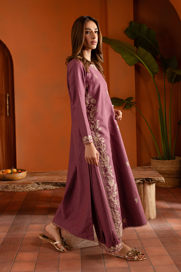 Amriti 3Pc- Embroidered Karandi Dress