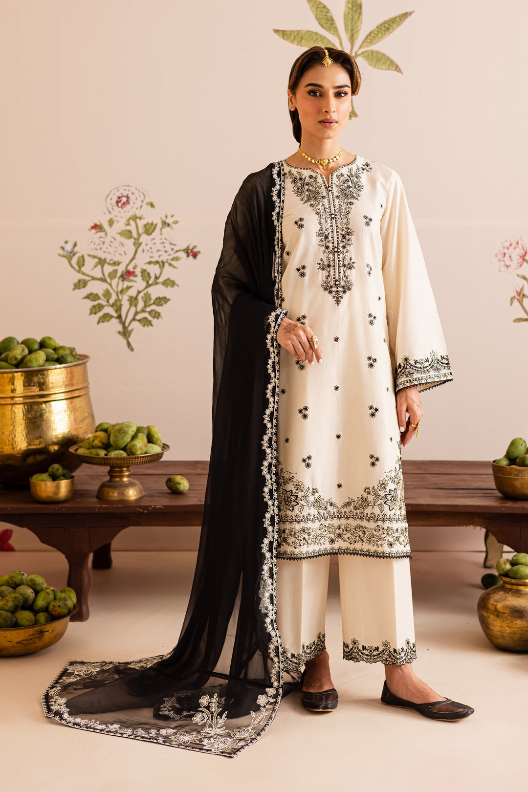 Noir 3pc - Festive Eid Pret
