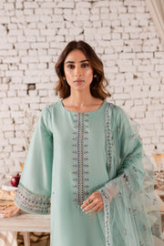 Host 3Pc - Embroidered Lawn Dress