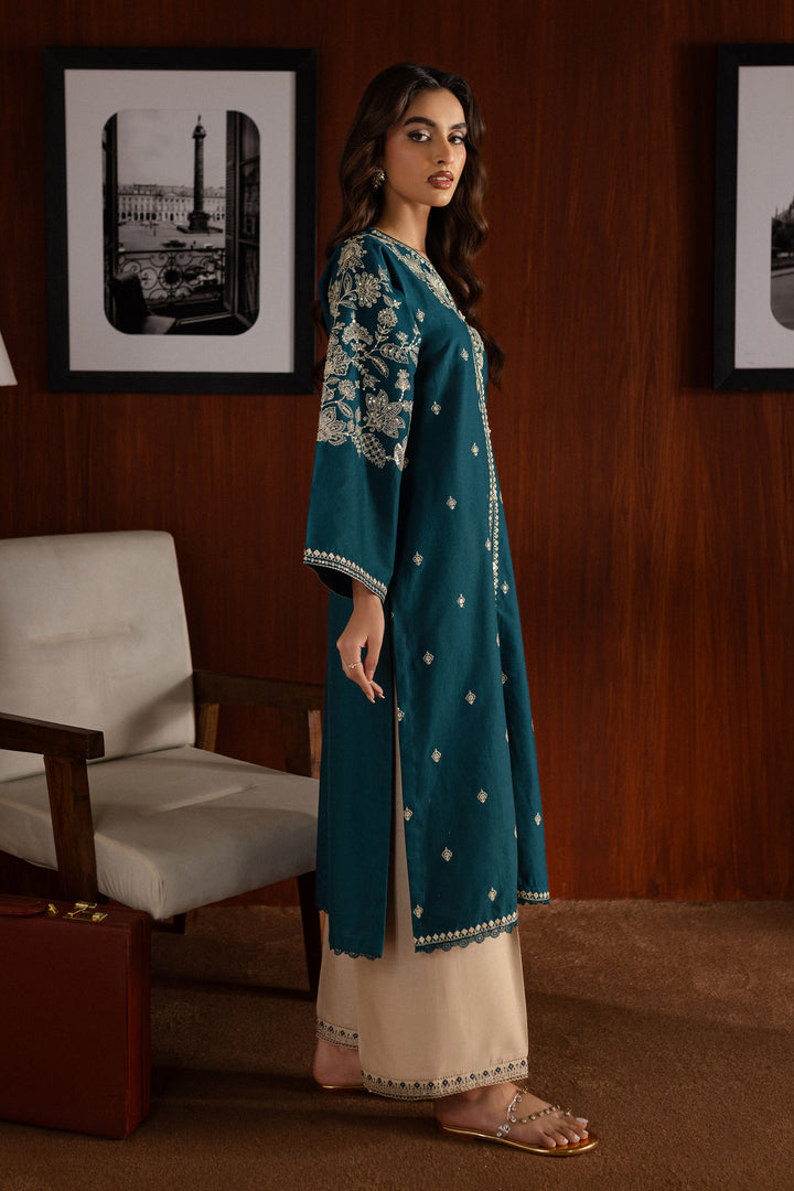 Coulson 2Pc - Embroidered Khaddar Dress - BATIK