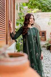 Maesha 3Pc - Embroidered Karandi Dress - BATIK
