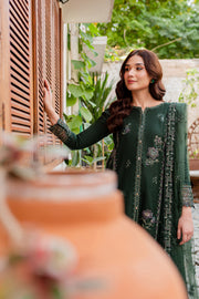 Maesha 3Pc - Embroidered Karandi Dress - BATIK