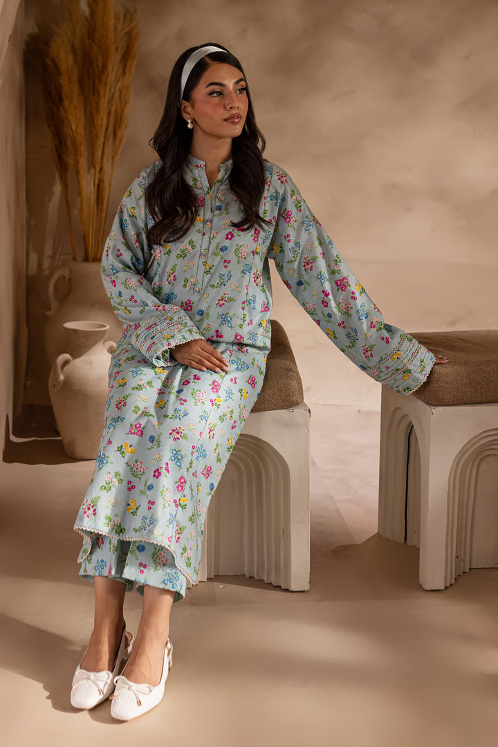 Floriana 2Pc - Printed Khaddar Dress - BATIK