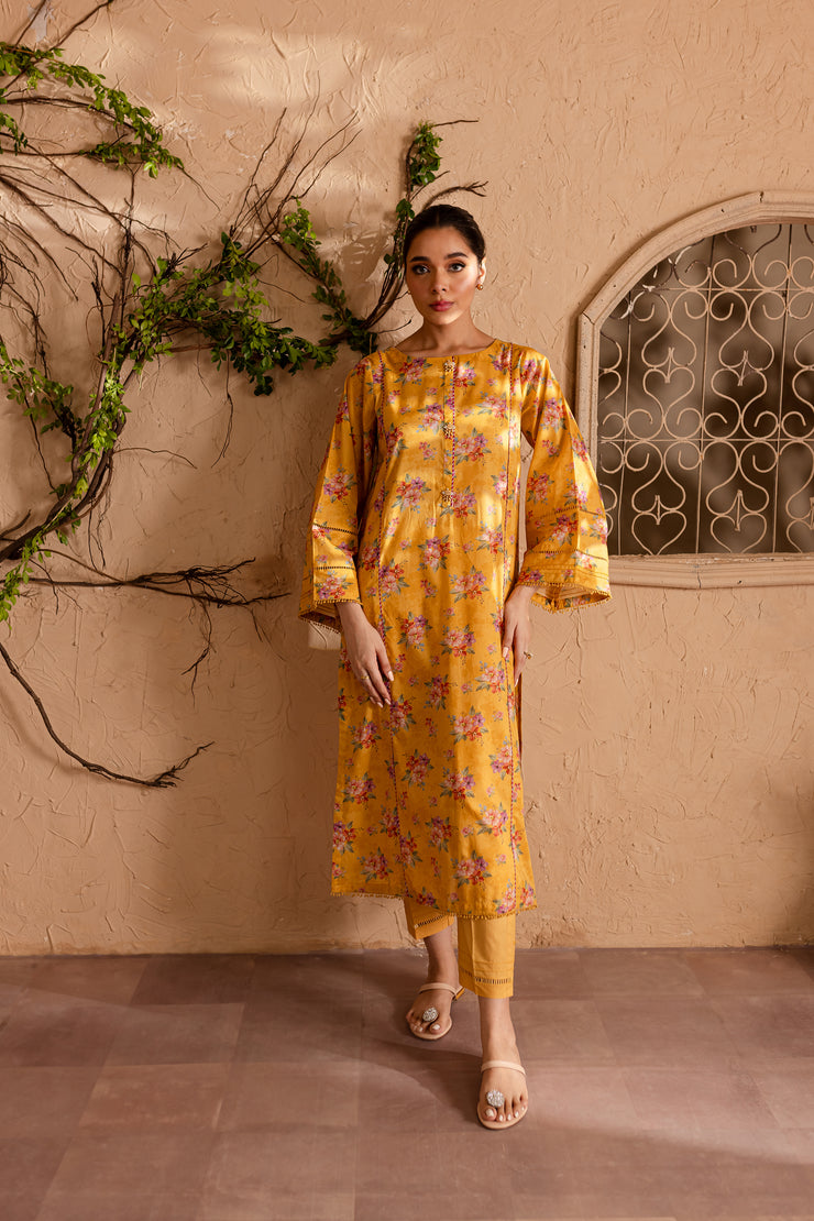 Lemon Tart 2Pc - Printed Lawn Dress - BATIK